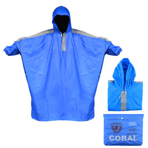 Jas Hujan Spartan Raincoat Kelelawar Ponco Dengan Lengan Kuat Polos - PL-106