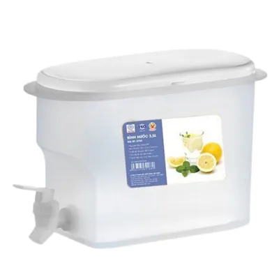 Bình đựng nước có vòi để tủ lạnh dung tích 3.5L Việt nhật 6785 bình đựng nước trái cây detox đựng trà sữa