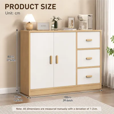 Wooden Utility Cabinets Tea Cabinets Tableware Cabinets Shoe Cabinets Drawer Cabinets Floor Storage Cupboard with Door