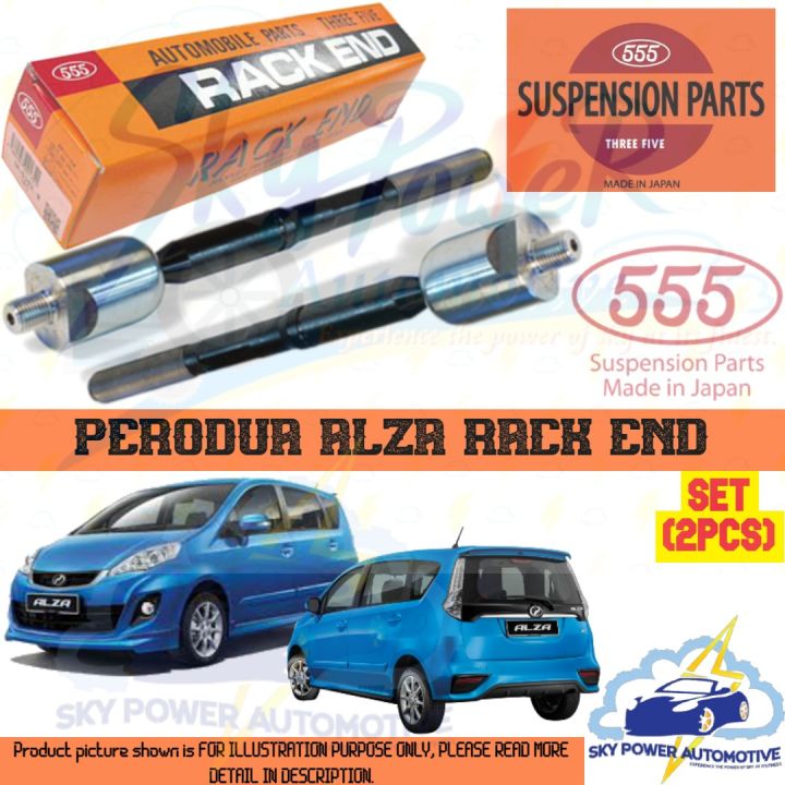 PERODUA ALZA 555 JAPAN BRAND STEERING RACK END (SET 2PCS) | Lazada Malaysia