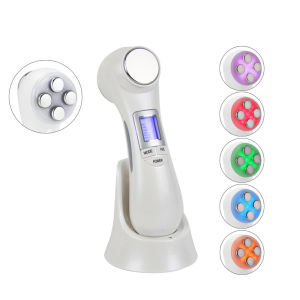Ardour Mesotherapy Electroporation Dual Head RF Face Massager Radio Frequency Facial LED Photon Skin Care Device Face Lifting Tighten Wrinkle Removal