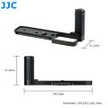 JJC MHG-XPRO3 Tay Cầm Bằng Kim Loại Chắc Chắn Giá Đỡ Tay Cầm An Toàn Cho Máy Ảnh Fuji Fujifilm X-PRO3 X-PRO2 X-PRO1 XPRO3 XPRO2 XPRO1, Thiết Kế Tấm Chống Trượt, Thiết Kế Tấm Tháo Nhanh Loại Arca. 