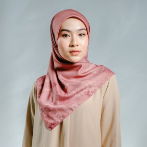 Zoya SIRENA Scarf - Kerudung Hijab Segiempat Motif With Pouch Ziplock - Bahan Poly Fine - Ukuran 110x110
