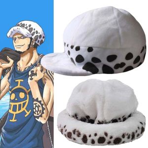 POUKL กลางแจ้ง ง่าย ญี่ปุ่น กฎหมายน้ำ Trafalgar D แฟชั่น ฤดูหนาว หมวกอะนิเมะ หมวกคอสเพลย์ ตุ๊กตา หมวกผู้ชาย