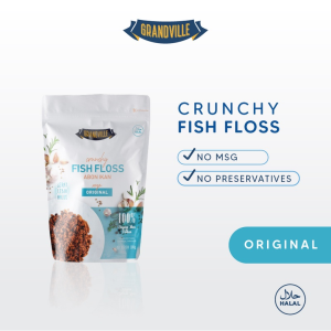 Grandville Abon Crunchy - Abon Cipung | Ikan Ori & Spicy - Tanpa Pengawet & Msg (Tahan Lama)