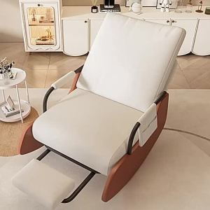 Modern Lazy Sofa Chair(Single Sofa)Father’s Day Present Rocking Chair Balcony Chair Recliner Sofa Lounge Chair