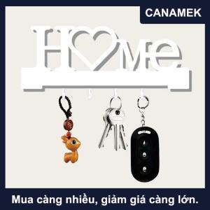 【CANAMEK】 Nhà tình yêu hình chủ chốt với móc-không khoan treo tường kim loại tổ chức cho phòng khách trang trí giá treo chìa khóa Móc Treo Tường