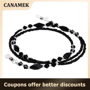 【 CANAMEK 】 Beads Beaded Eyeglass Cord Reading Glasses Eyewear Spectacles Chain Holder