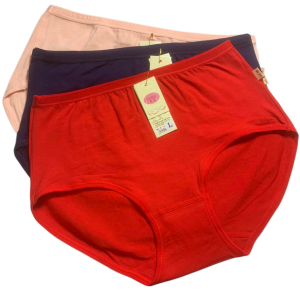 3Pcs Big size High Quality Panties100% Cotton Maternity Full Panty For Women Pan bao 9#