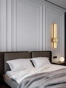 IKEE Bedside Wall Lamp Modern Nordic Simple Wall Light Bedroom Bedside Lamp Living Room LedFast shipping