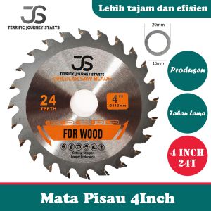 Multi Cutter 4 inch x 24T / Mata Potong MultiCutter Aluminium Kayu Mesin Gerinda