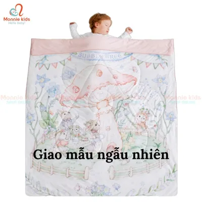 Chăn chần bông Bubble Tree 120x150cm cho bé mền đắp trẻ em thoáng mát - Monnie Kids