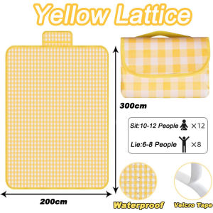 Foldable Picnic Mat Portable Outdoor Waterproof Oxford Cloth Picnic Rugs Moisture-proof Thicken Lightweight Camping Pad