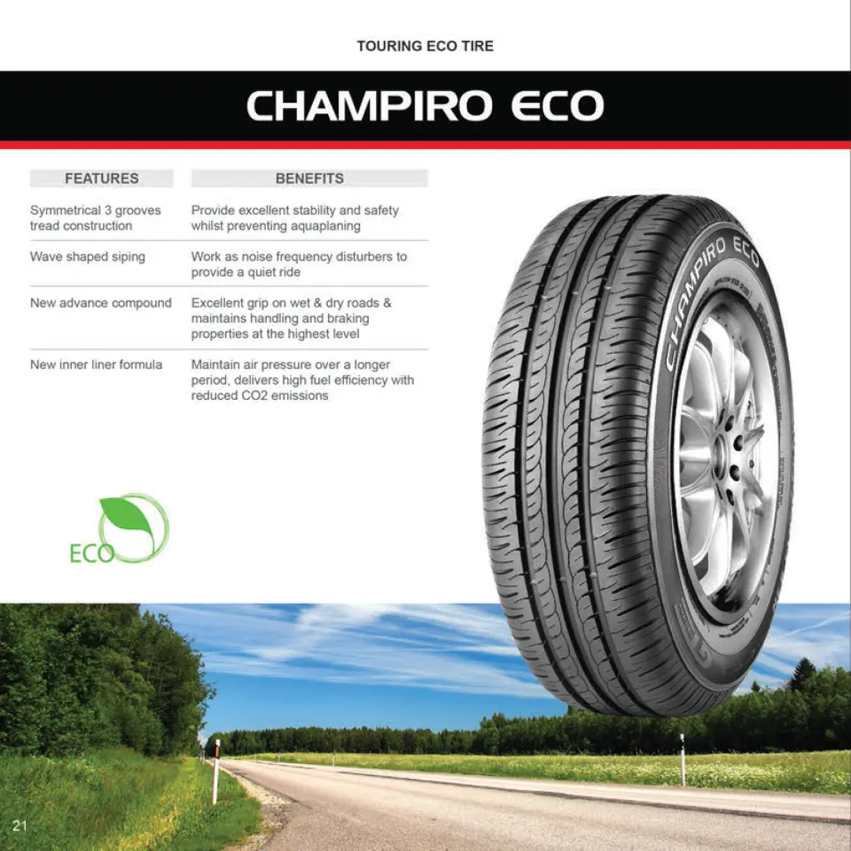 GT Radial 155 80 R13 79T CHAMPIRO Eco Tire 155 80R13 Gajah