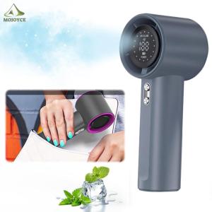 Handheld Turbo Fan 100 Speeds Portable Turbo Fan USB Rechargeable Electric Cooling Fan Mini Personal Fan for Outdoor Travel