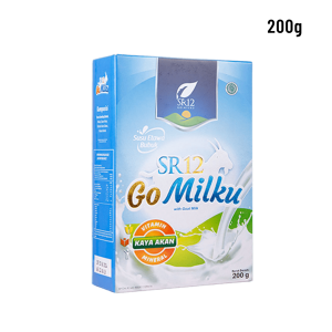 SR12 GoMilku Gold Susu Kambing Etawa Bubuk 200gr 600gr Asam Urat Nyeri Sendi Halal Agen Resmi VSR021