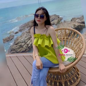 BELLE TOP SHELBY Baju Atasan Wanita Tube Tanktop Hitomi Import