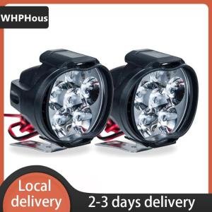 [COD] WHPHous Ship within 24 hours 1 LED Motorcycle Headlight White Super Bright 6 LED Work Spotlight