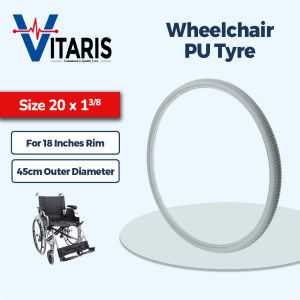 Hospital Wheelchair PU Tyre 20 & 24 Inches | Hospital Medical Replacement Spare Part
