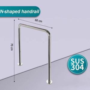 Anti-drop Toilet Armrest 304 stainless steel handraElder Grab Bars Rails Toilet Handrails