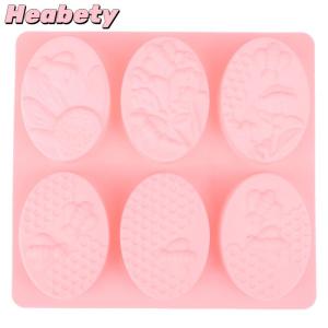 Heabety 1pcs 6 Bee-Shaped Silicone Molds Oval Handmade Soap Silicone Molds Flowers And Honeycomb-Shaped Diy Cake Molds Baking Molds