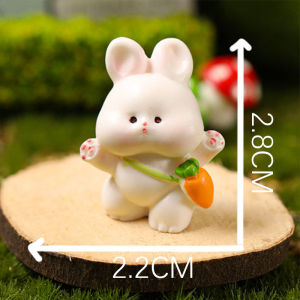 YAFEN Micro Landscape Cute Animal Cartoon Rabbit Gardening Accessories Year Of The Rabbit Ornaments