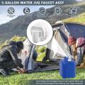 5-Gallon Water Jug Spigot, Water Carrier Jug Replacement Faucet Assy. Compatible with Coleman 5 Gallon Water Carrier Model, Universal Water Spout for 5-Gallon Jug. Sealed and Durable Water Jug Spout.. 