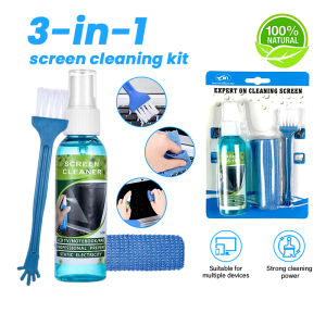 Integrated Phone Screen Cleaning Kit Mobile Phone Screen Cleaning Tools Artifact Mobile Phone Screen Cleaner for Phone PC IPad (with Shell)