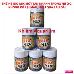 [NEW]Vi Sinh Bio Mix 3in1- Bổ Sung Vitamin KHOÁNG GIÚP TRONG NƯỚC cho Cá cánhDĩa RồngKoi Chai 100g