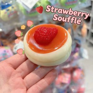 FANGAN Blueberry Squishy Strawberry Hand Relax Simulation Sensory Fidget Ball Children Pinch Soufflé Squishy Kids Adults