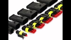 2026 20/50/100Sets AMP Waterproof Connector 1/2/3/4/5/6 Pin 12A IP68 Electrical Automotive Wire Connector Plug Terminals Truck Car