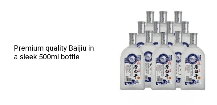 新包装淡雅老白干42 52度扁磨砂瓶500ml 衡水真男人现货| Lazada Malaysia