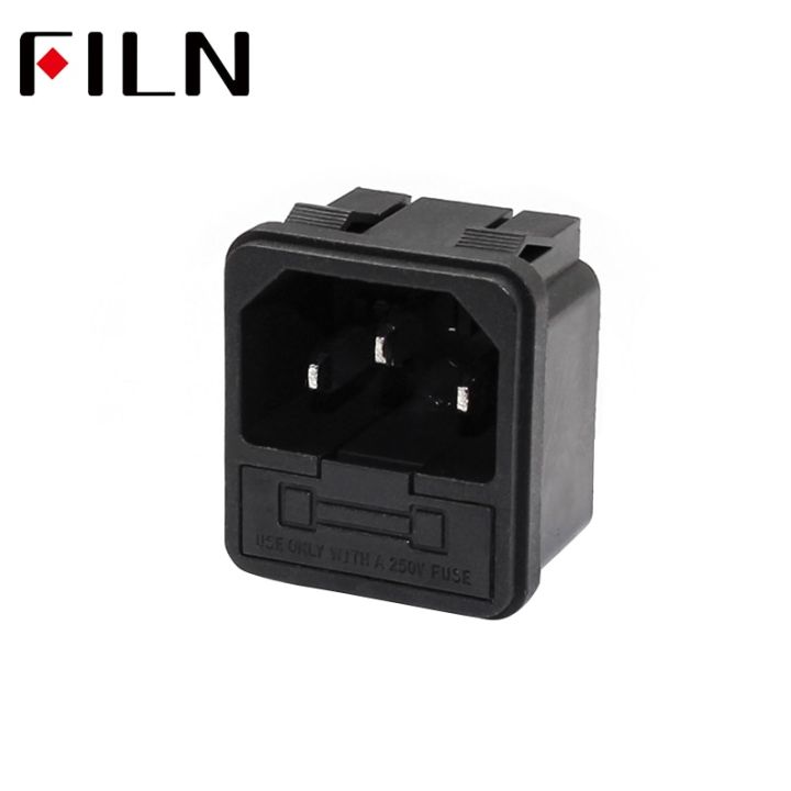 FLAC11 1PC 3PIN IEC320 C14 Male Power Cord Inlet Socket Receptacle