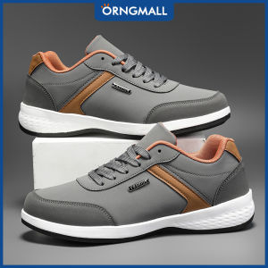 [Thoải mái] ORNGMALL Giày thể thao thông thường cho Nam Giày slassic Phong Cách Anh Quốc áo ren thấp-Thiết kế đơn giản màu thuần và hoa văn hình học phần trên giả da lót vải đế EVA phù hợp cho hàng ngày và hàng sử dụng ngoài trời