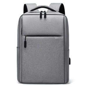 GOLF QUALITY Men Backpack usb School 15.6 Inch Business Laptop Backpacks Large Capacity Oxford Waterproof Black Back Pack Travel Bags with usb Charger