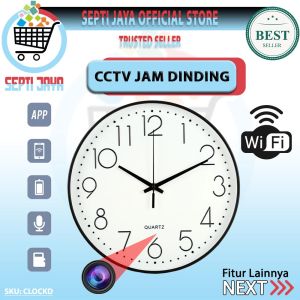 IP Camera CCTV Wifi Wall Clock Jam Dinding Hidden Spy Kamera Full HD 1080P 4k Motion Detection Pengintai Pengawas Sistem Keamanan Rumah Mata mata Mini Tersembunyi Home Security Camera Jam Dinding Mewah Aksesoris Hiasan Interior Ruangan Rumah