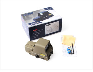 【Shipping From Philippines/COD】100% Original Tan 551 Tactical Optics Red Green Dot Sight Scope Aluminium Alloy Optics 20mm Mount with Free Battery and Brightness Adjustment