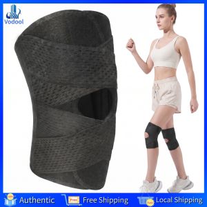 [Vodool Home Mall] Ultra-Soft Bandage with Air Mesh Fabric Adjustable Knees Wrap for Meniscus Tear Breathable Knees Wrap for Knee Pain/ACL/ MCL
