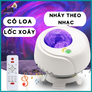 (MỚI) ĐÈN PHI HÀNH GIA MINI CÓ LOA ĐÈN GALAXY THIÊN HÀ CHIẾU TRĂNG MÂY VÀ SAO CHẾ ĐỘ NHÁY THEO NHẠC (JA SHOP)