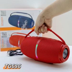 ลำโพงบลูทูธ TG686 เบสหนัก ไฟ RGB พกพาสะดวก รองรับ USB/TF/AUX/FM (รวม 5 สี)