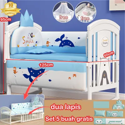 Tempat Tidur Bayi 0-12Tahun/Ranjang Bayi/Box Bayi/Keranjang Bayi/Tempat Tidur Baby/tempat tidur ayun