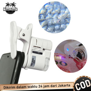 Lensa Zoom Hp Fotografi Dengan Led Lensa Makro Handphone Smartphone Untuk Cek Perhiasan Mini Microscope Magnifying Glass