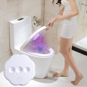 HCHC MALL Chống nước IPX4 Đèn UV làm sạch nắp bồn cầu Tự dính Cảm biến chuyển động Hệ thống đèn chiếu sáng nắp bồn cầu Tiết kiệm năng lượng Giảm sự tiếp xúc với vi khuẩn Đèn khử trùng nắp bồn cầu Ghế vệ sinh