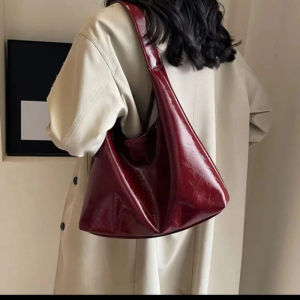 Tas Totebag Kuliah Wanita Estetik Muat Laptop PU Sintetis Leather Premium