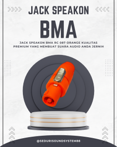 Jack / jak / jek speakon BMA RC 087 orange Bagus Original