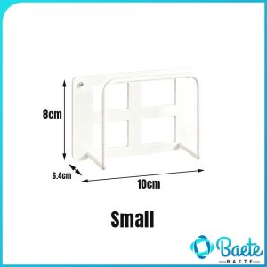 Baete No-Drill Wall Mount WiFi Router Storage Shelf Punch-Free Bracket for Set-Top Box Cable Organizer 1Pc