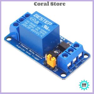 【Coral】💖【HOT SALE】🎈🎈 3.3V 5V 12V 24V 1 Channel Relay Module High and low Level Trigger Relay Board