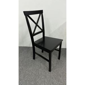 EWJ 3333 Square MDF Wood Dining Table + 91/92/93 Chair set 1+4 Cappuccino Black Modern Murah