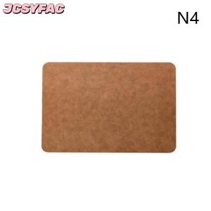 JCSYFAC 1pcs ánh sáng sang trọng rắn da placemat Cà Phê Nâu PU bảng Mat không thấm nước oilproof cách nhiệt tấm Bát Pad Bảng trang trí nội thất