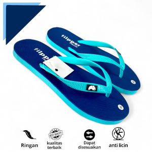 SANDAL RUBBER FILPPER JAPIT PRIA DAN WANITA SPON LENTUR ( 33-43 )